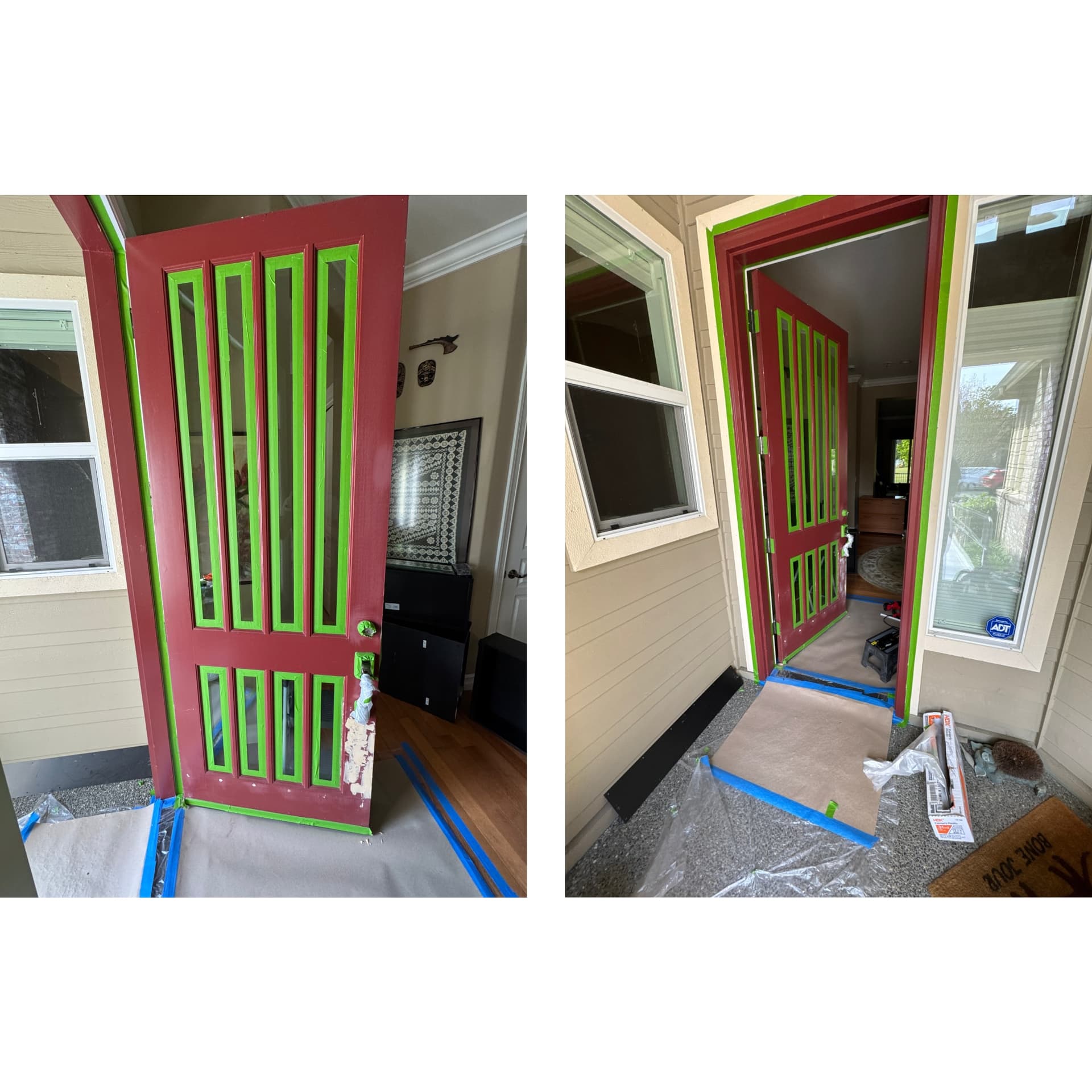 Drywall repair work by Artanov Construction
